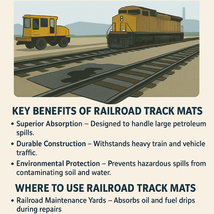 Why Railroad Track Mats Are Essential for Spill Control